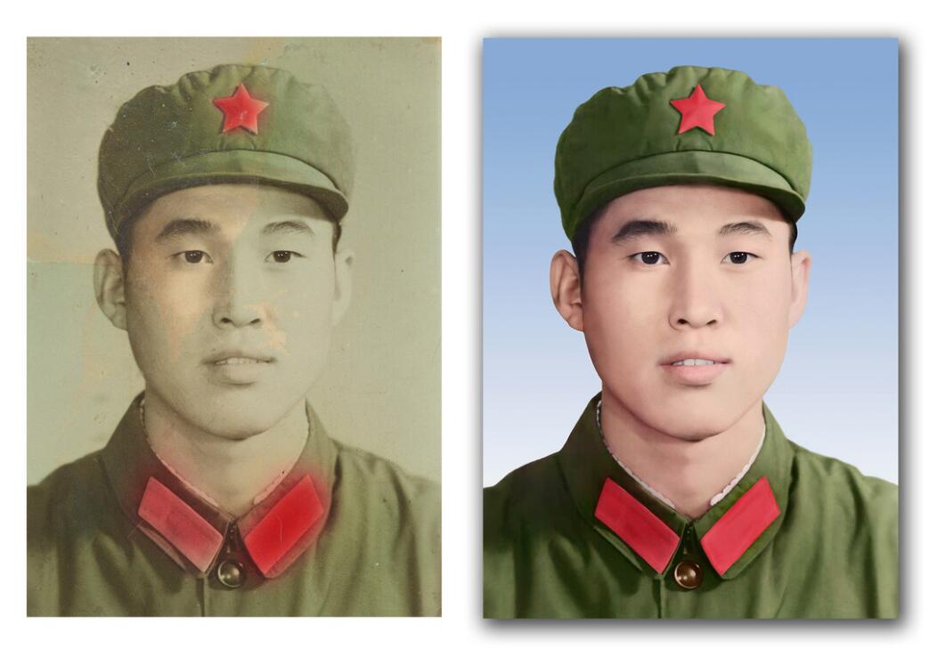 马龙破损照片修复-18